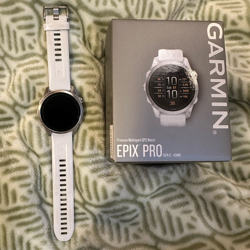 GARMIN epix pro - white watch 42mm